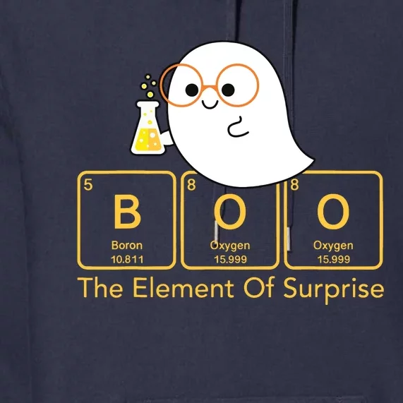 Chemistry Boo The Element Of Surprise Cute Chemist Halloween Premium Hoodie