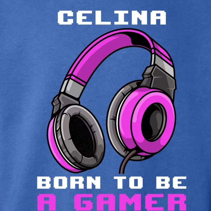 Celina Born To Be A Gamer Personalized Gift Toddler Hoodie