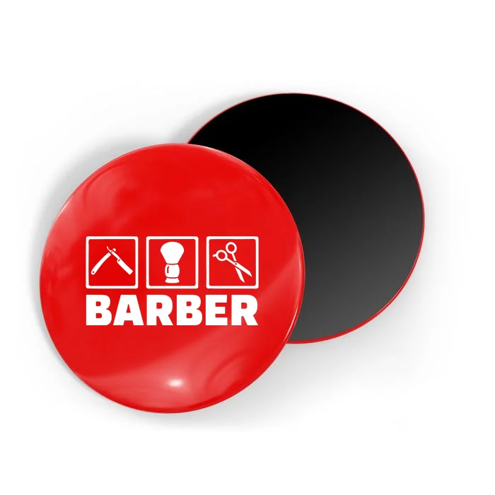 Cool Barber Tools Magnet