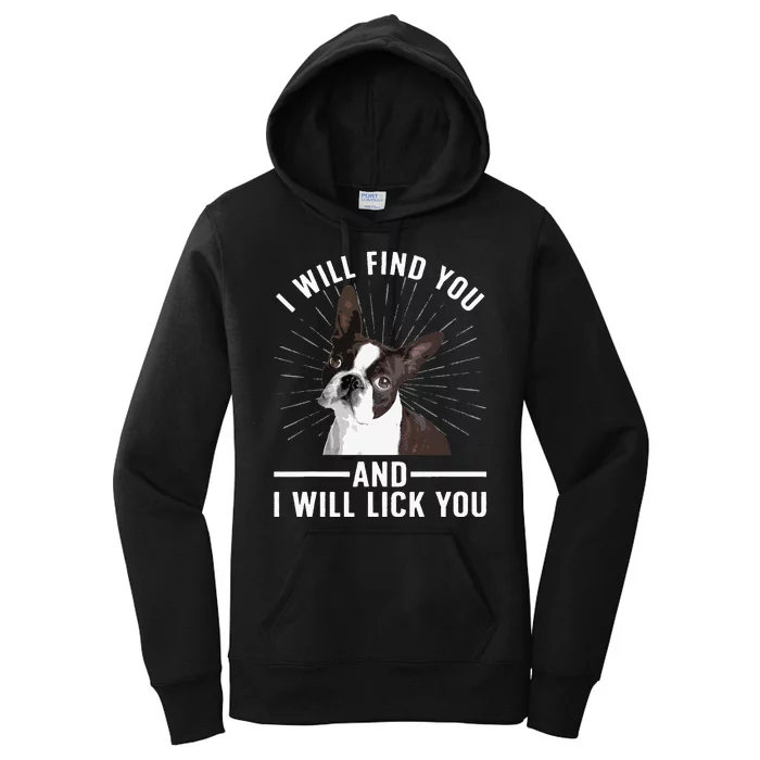 Cute Boston Terrier Art Boston Terrier Lover Women's Pullover Hoodie