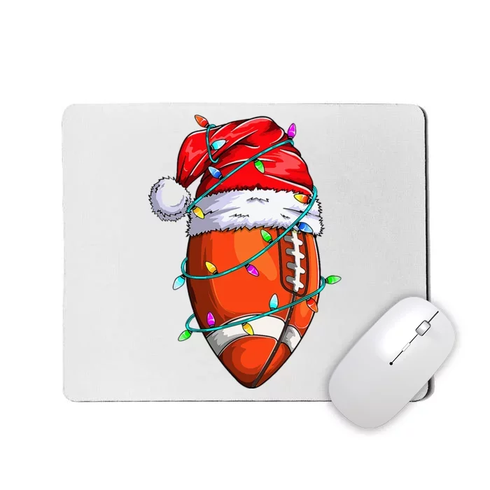 Christmas Basketball Team Santa Sports Xmas Mousepad