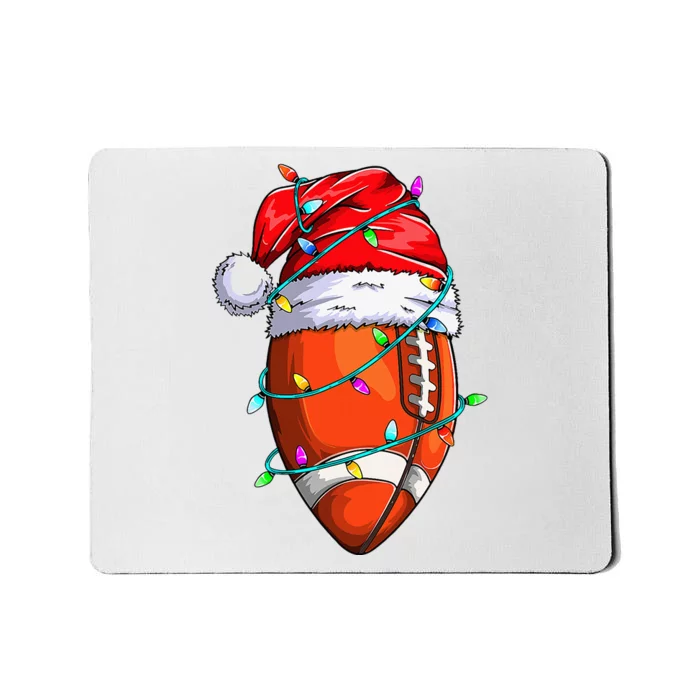 Christmas Basketball Team Santa Sports Xmas Mousepad