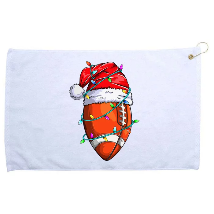 Christmas Basketball Team Santa Sports Xmas Grommeted Golf Towel