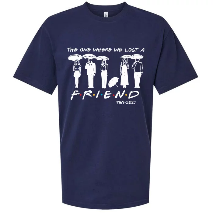 Chandler Bing The One Where We Lost A Friend Honoring Sueded Cloud Jersey T-Shirt