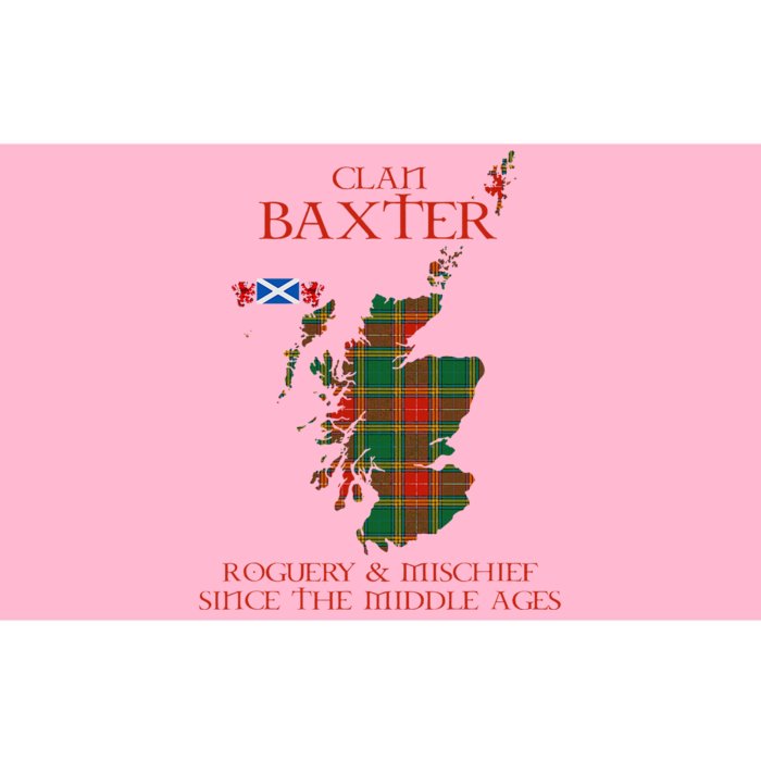 Clan Baxter Tartan Scotland Maps Saltire Lion Rampant Bumper Sticker