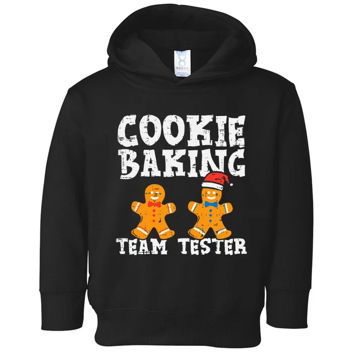 Cookie Baking Team Tester Xmas Christmas Family Dad Toddler Hoodie