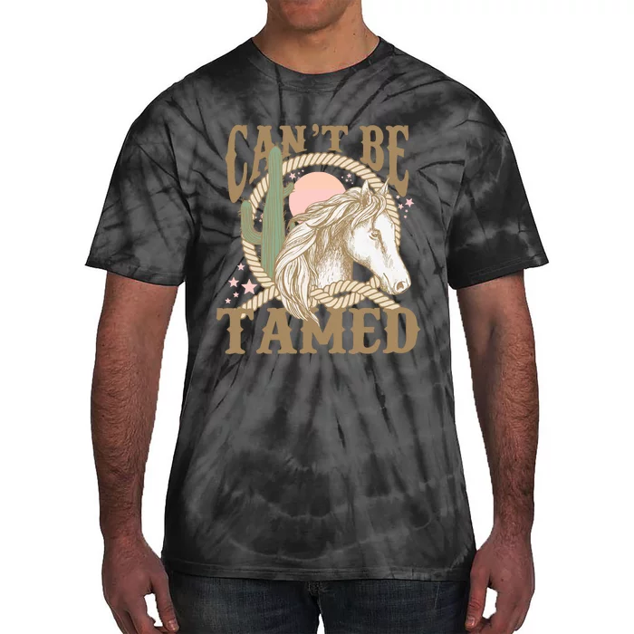 CanT Be Tamed Western Baby Tie-Dye T-Shirt