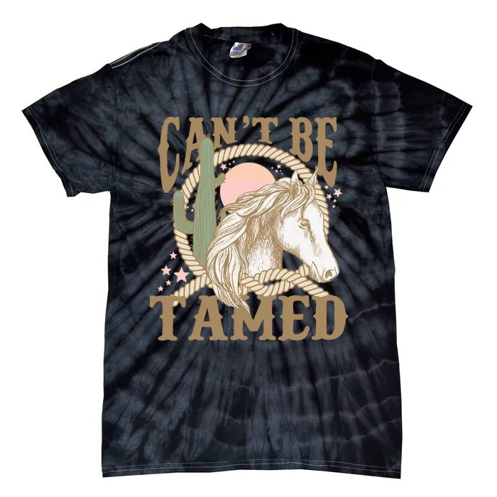 CanT Be Tamed Western Baby Tie-Dye T-Shirt