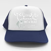 Chuck's Bait & Tackle The Best Damn Bait Shop In Wabsha Country Fishing  Father's Day Yupoong Adult 5-Panel Trucker Hat