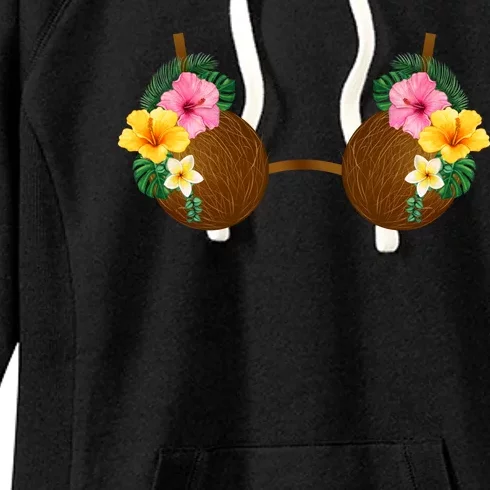 Coconut Bra Tiki Women's Fleece Hoodie