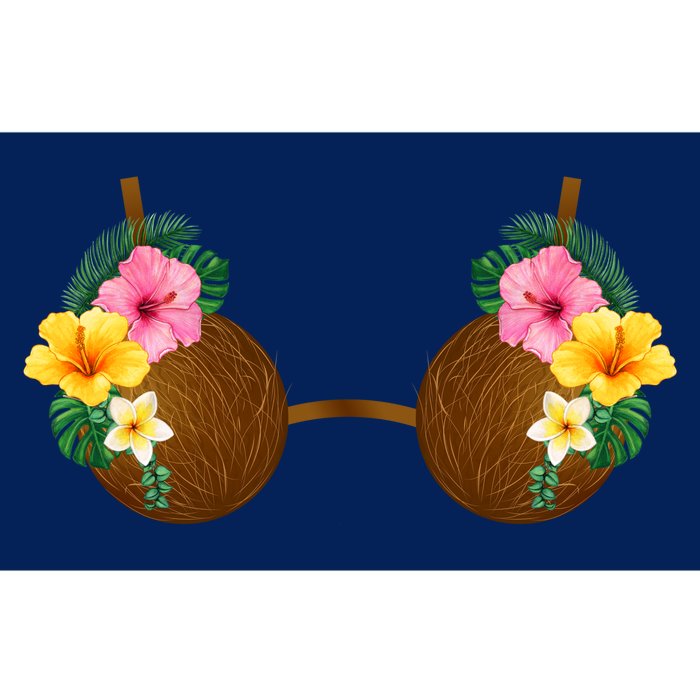 Coconut Bra Tiki Bumper Sticker