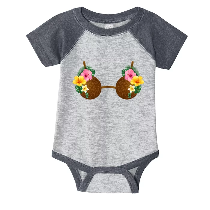 Coconut Bra Tiki Infant Baby Jersey Bodysuit