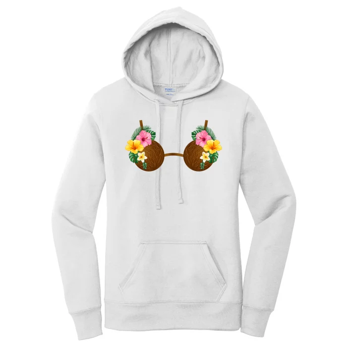 Coconut Bra Tiki Women's Pullover Hoodie