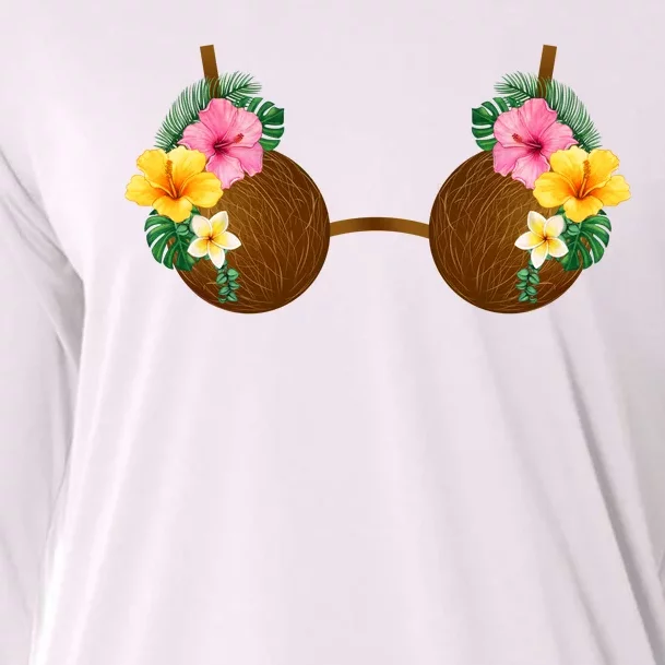 Coconut Bra Tiki Cooling Performance Long Sleeve Crew