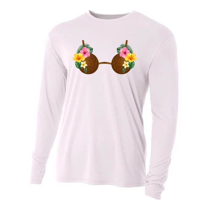 Coconut Bra Tiki Cooling Performance Long Sleeve Crew