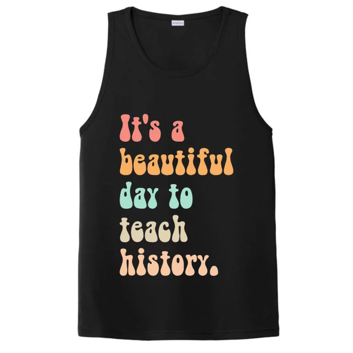 Cute back to school retro Social Studies Teacher Performance Tank