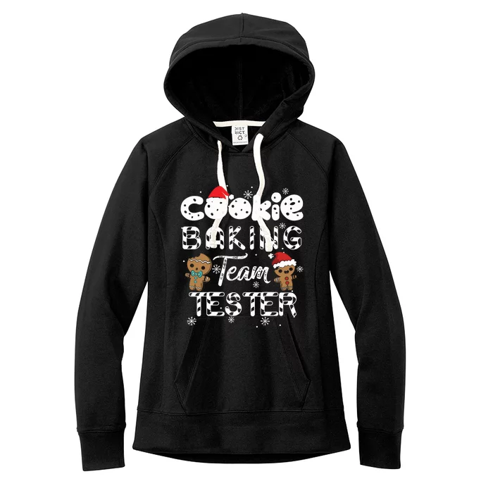 Cookie Baking Team Tester Gingerbread Christmas Women's Fleece Hoodie