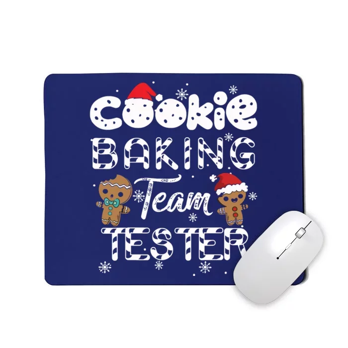 Cookie Baking Team Tester Gingerbread Christmas Mousepad