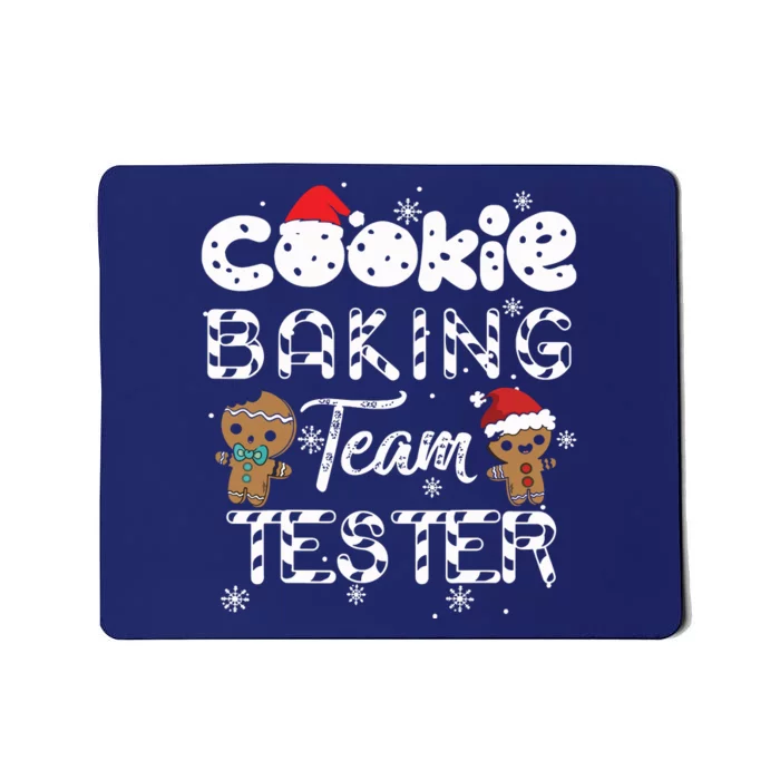 Cookie Baking Team Tester Gingerbread Christmas Mousepad