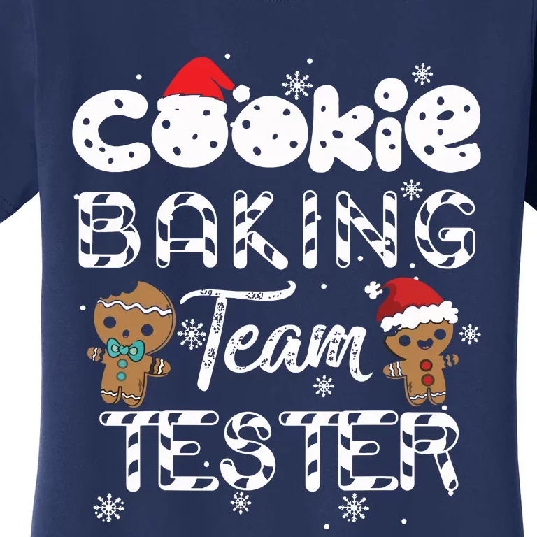 Cookie Baking Team Tester Gingerbread Christmas Women's T-Shirt