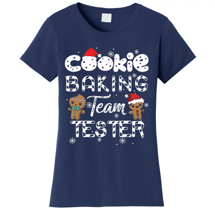 Cookie Baking Team Tester Gingerbread Christmas Women's T-Shirt