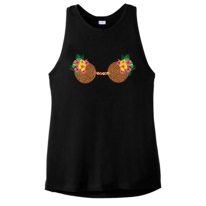 Coconut Bra Tropical Ladies Tri-Blend Wicking Tank