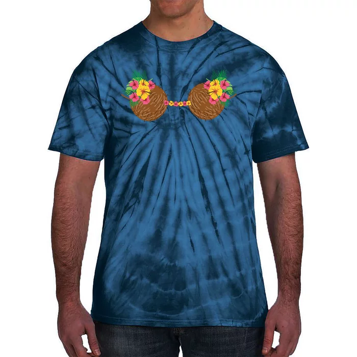 Coconut Bra Tropical Tie-Dye T-Shirt