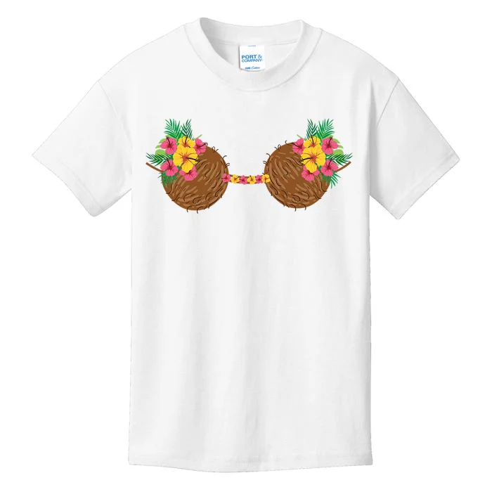 Coconut Bra Tropical Kids T-Shirt