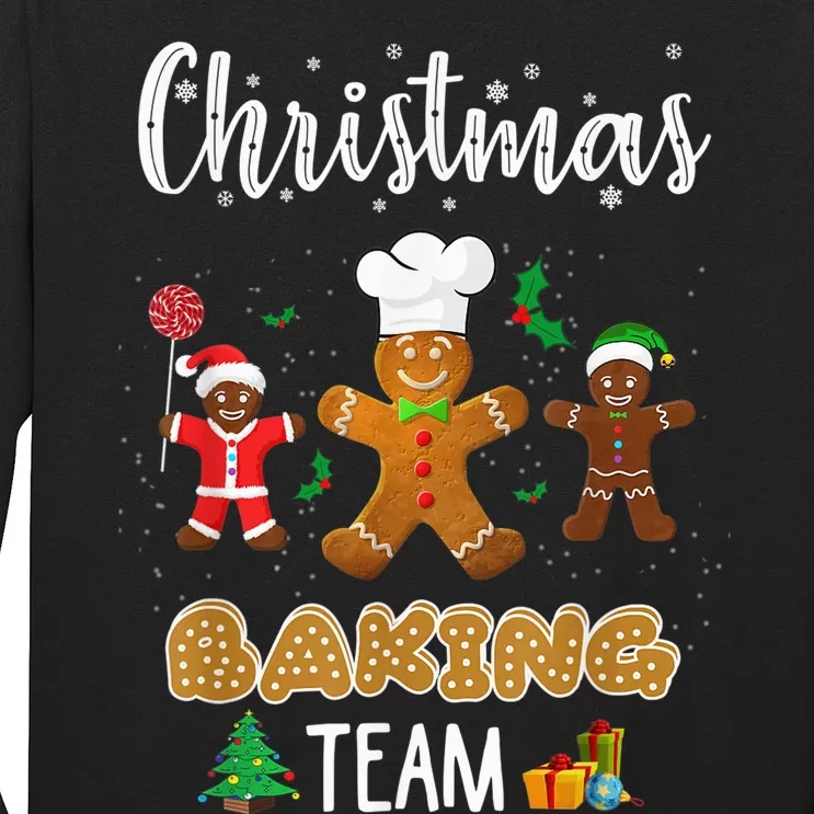 Christmas Baking Team Shirt Gingerbread Cookie Lovers Long Sleeve Shirt