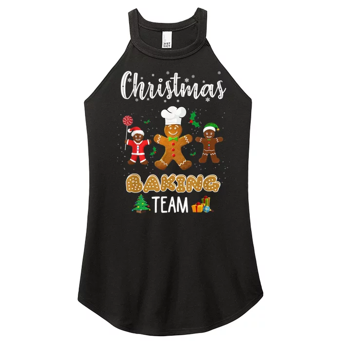 Christmas Baking Team Shirt Gingerbread Cookie Lovers Women’s Perfect Tri Rocker Tank