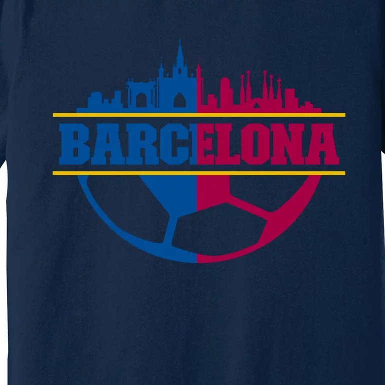 Cool Barcelona Team Euro City Premium T-Shirt