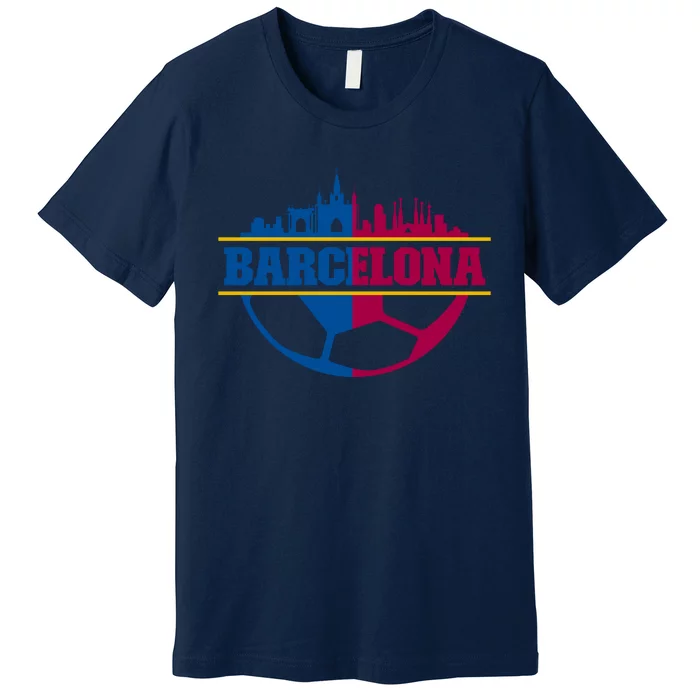 Cool Barcelona Team Euro City Premium T-Shirt