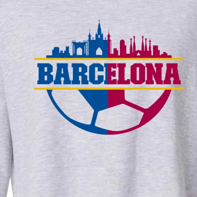 Cool Barcelona Team Euro City Cropped Pullover Crew