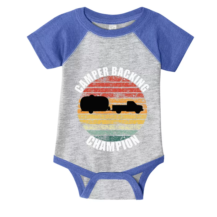 Camper Backing Up Champion Funny Rv Infant Baby Jersey Bodysuit