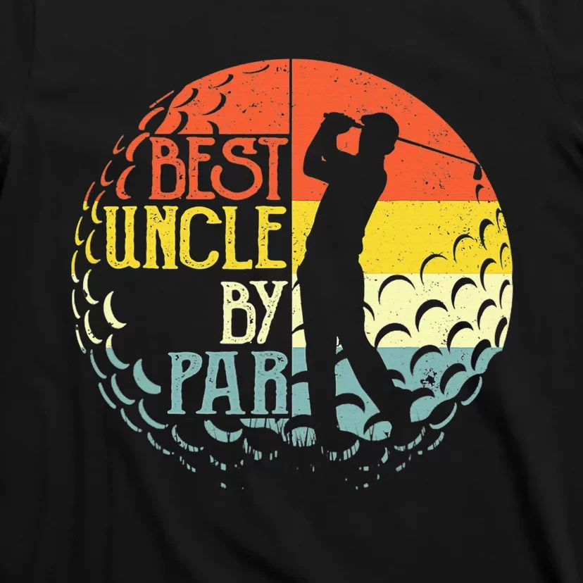 Christmas Best Uncle By Par Golf Lover Sports Gifts T-Shirt