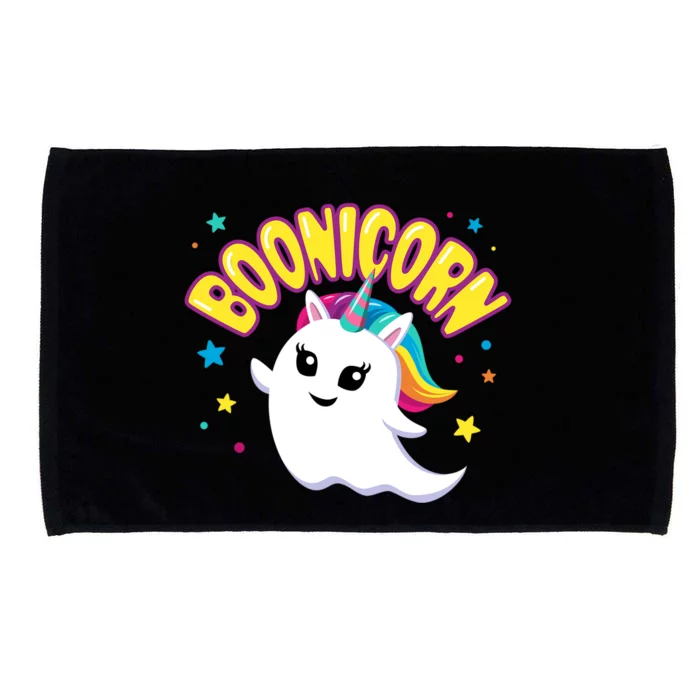 Cute Boonicorn Unicorn Ghost Gift Microfiber Hand Towel