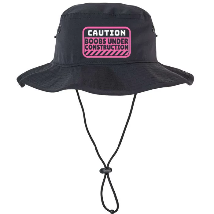 Caution Boobs Under Construction Cancer Legacy Cool Fit Booney Bucket Hat