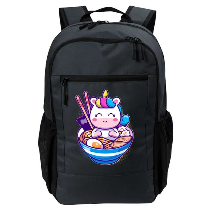 Cute Baby Unicorn Ramen Bowl Daily Commute Backpack