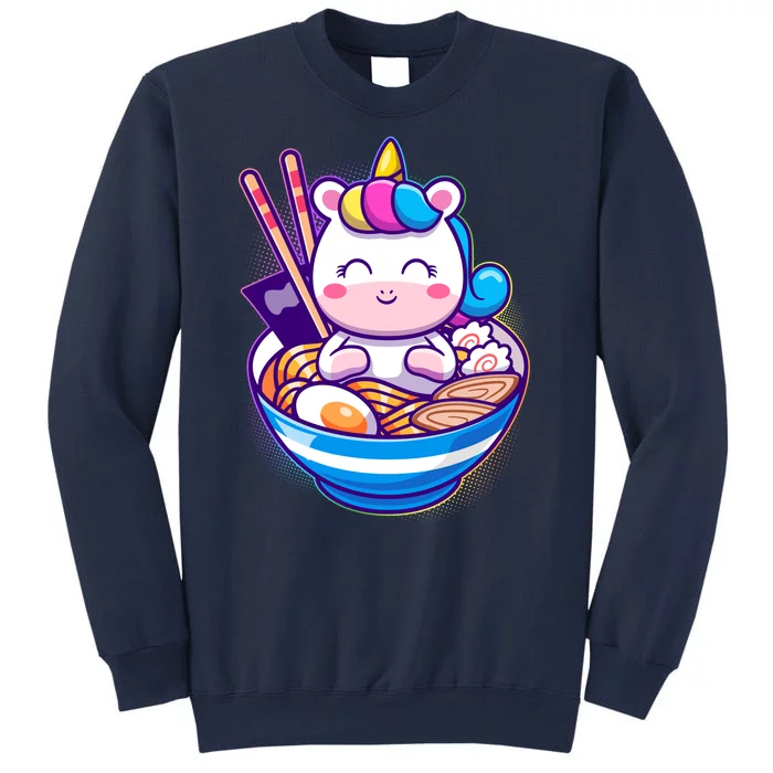 Cute Baby Unicorn Ramen Bowl Sweatshirt