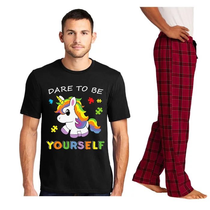 Cute Baby Unicorn Autism Puzzle Pajama Set