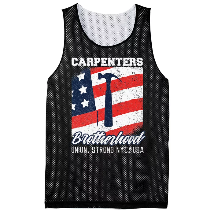 Carpenters Brotherhood Union Strong New York City Mesh Reversible Basketball Jersey Tank