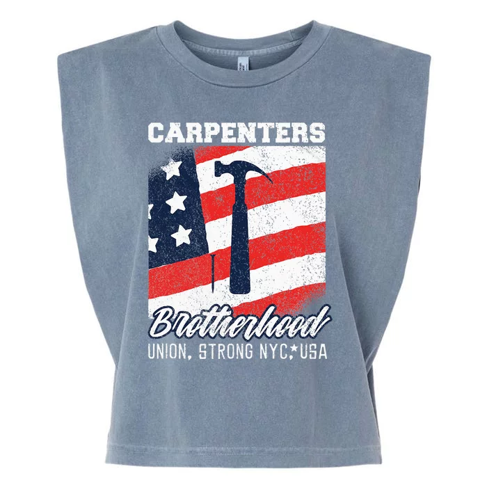 Carpenters Brotherhood Union Strong New York City Garment-Dyed Women's Muscle Tee