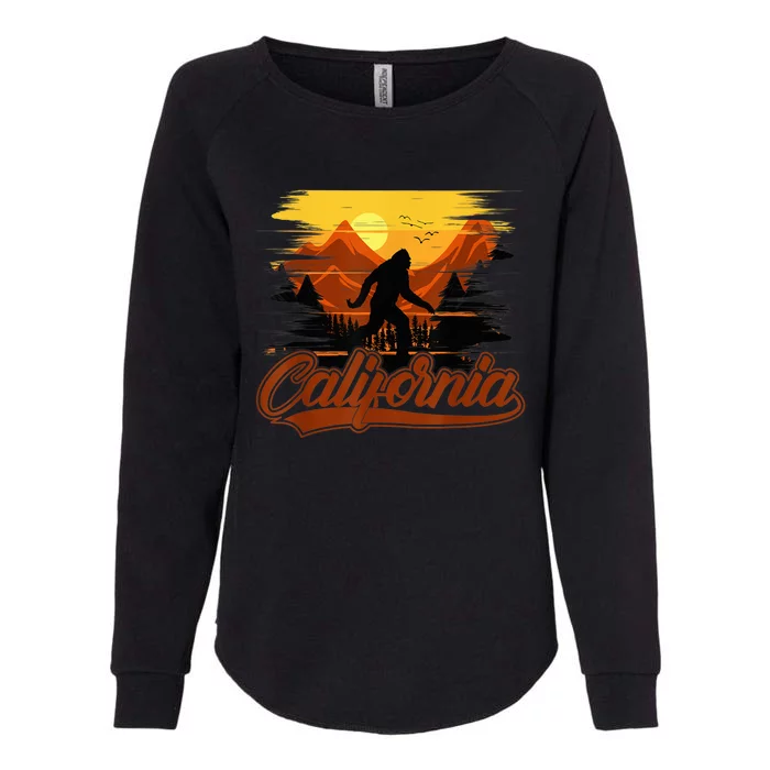 California bigfoot USA woman  children Womens California Wash Sweatshirt