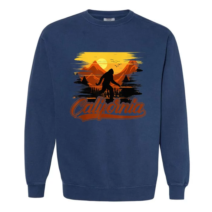 California bigfoot USA woman  children Garment-Dyed Sweatshirt