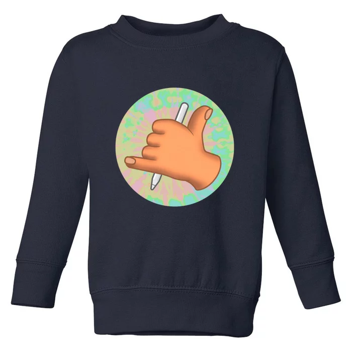 Crafted By Vin Icon Toddler Sweatshirt