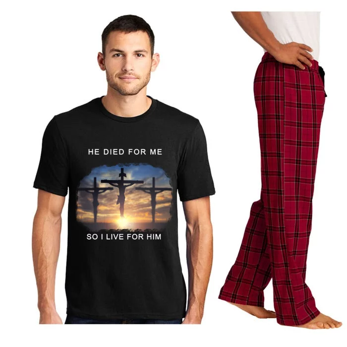 Christian Bible Verse Jesus Died For Me Pajama Set