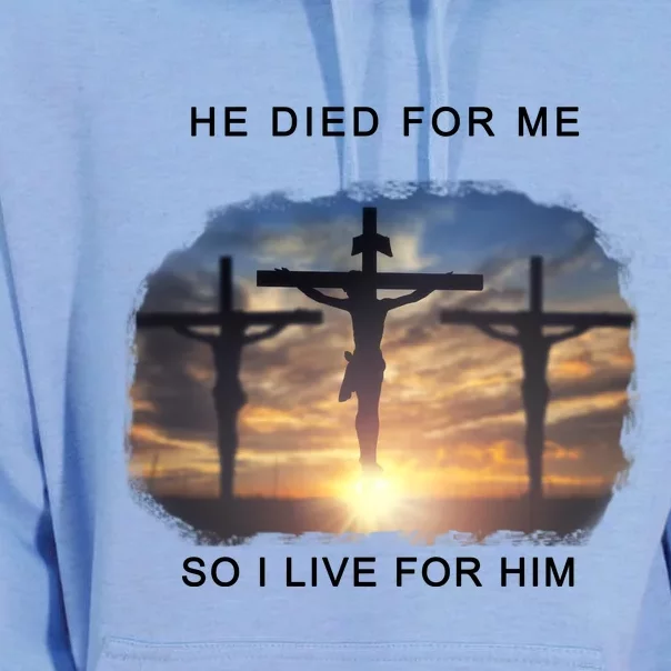 Christian Bible Verse Jesus Died For Me Unisex Surf Hoodie