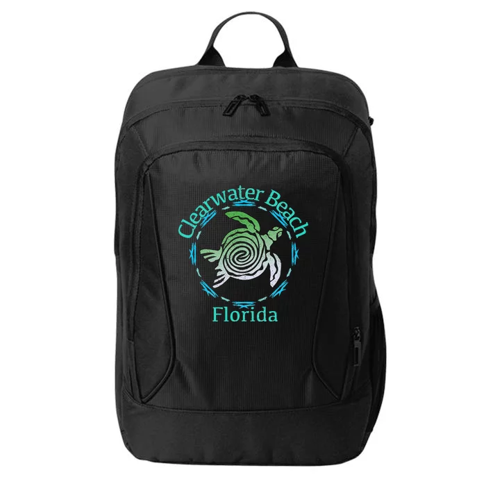 Clearwater Beach Vintage Tribal Turtle Gift City Backpack