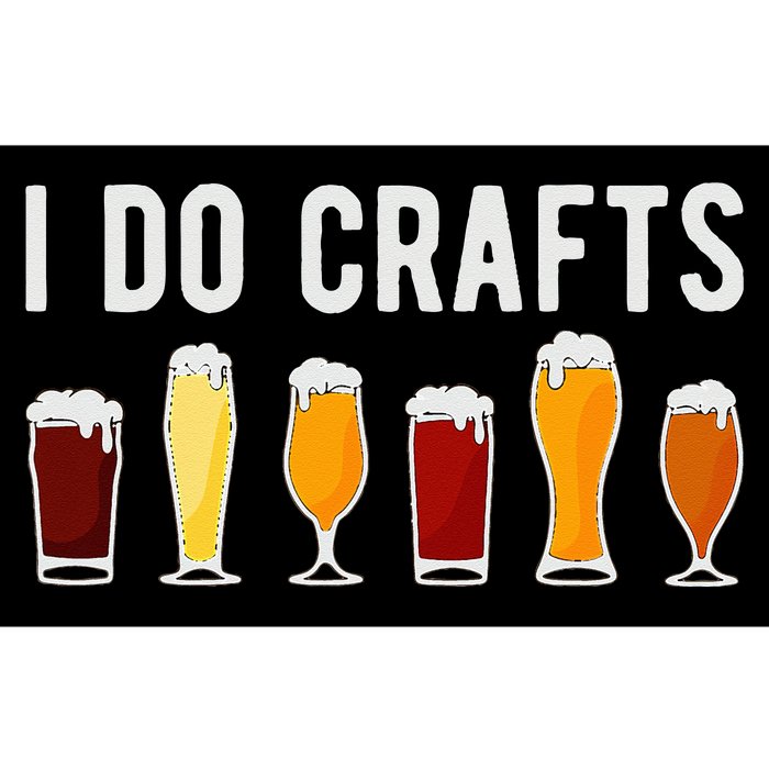 Craft Beer Vintage Funny I Do Crafts Home Brew Art Bumper Sticker