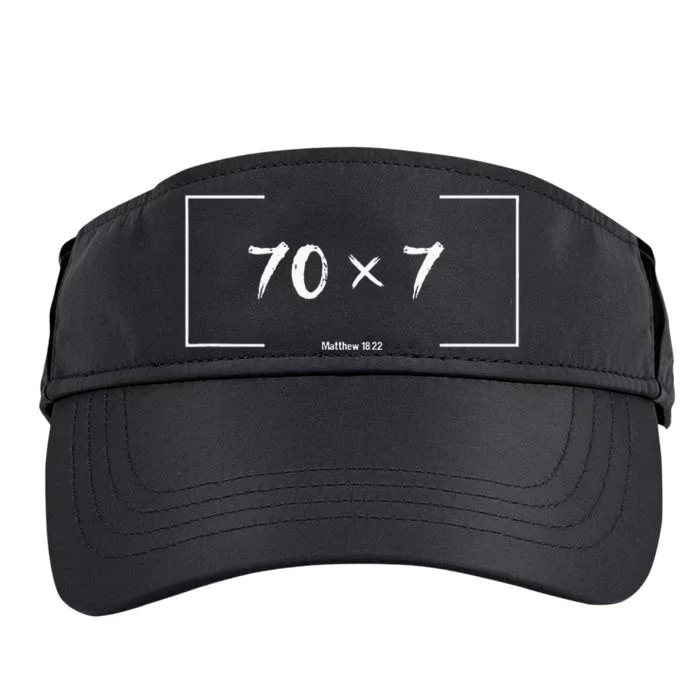 Christian Bible Verse Forgiveness Forgive Matthew 1822 Adult Drive Performance Visor